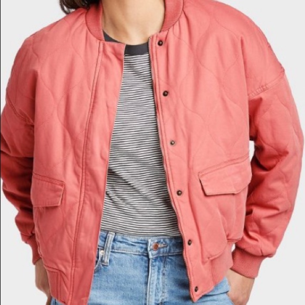 Quilted Utility Jacket. Medium